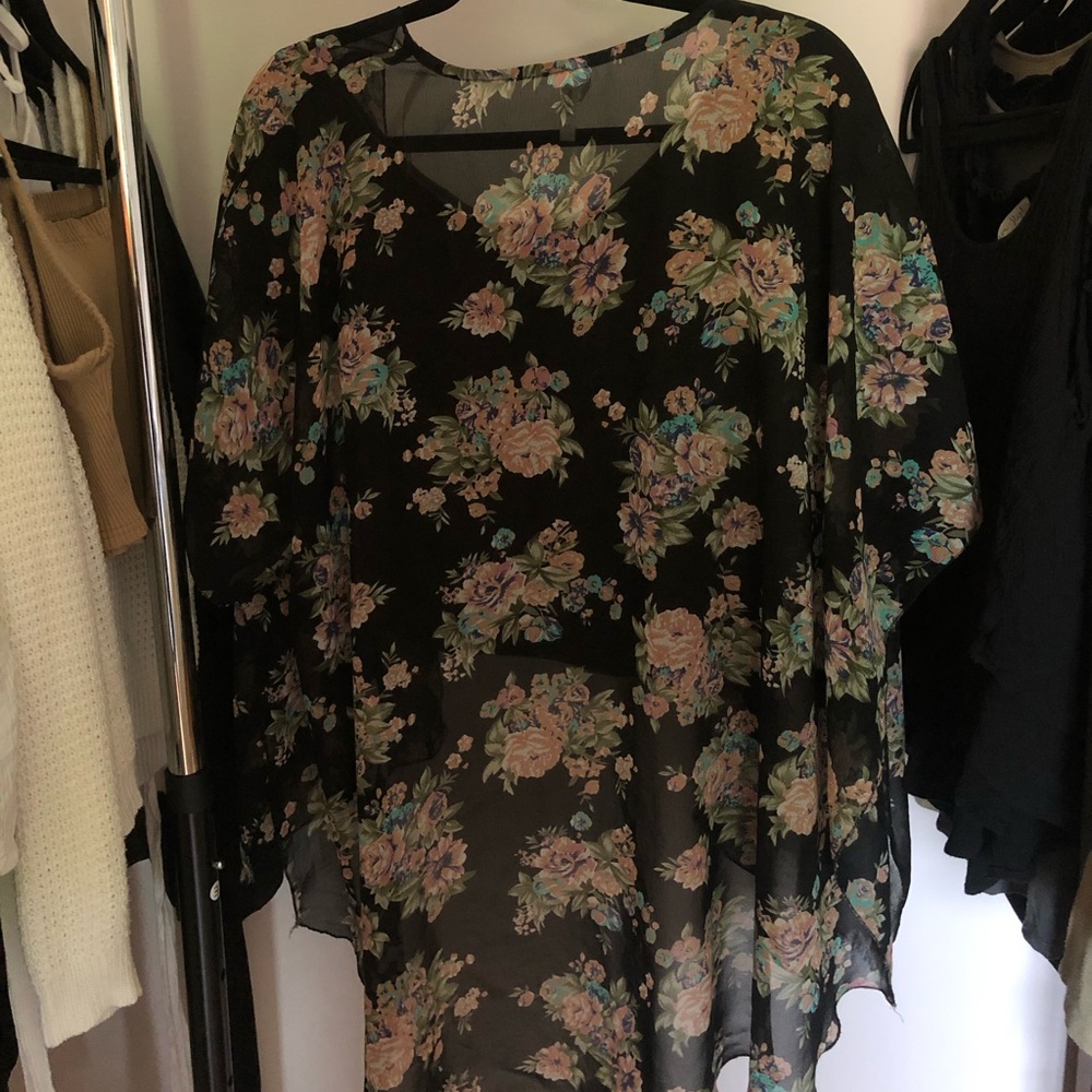 Floral shawl